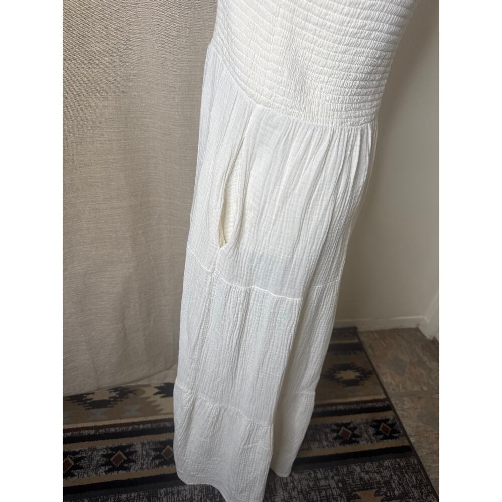 Marine Layer Women’s 100% Cotton Long Dress- L- prairie romantic cottage coastal - Picture 3 of 6